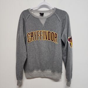 Universal Studios Harry Potter Gryffindor Sweatshirt Womens Size M Gray Pullover
